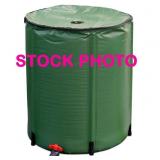 53gal collapsible rain barrel, open box but