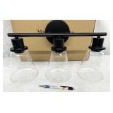 3-light vanity light, open box, all major
