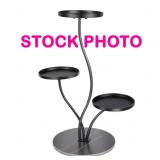 metal plant stand with marble base, open box but