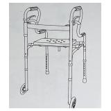 HealthLine walker with seat, open box but appears