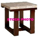 NO SHIPPING: Rooms To Go Caleb marble top end