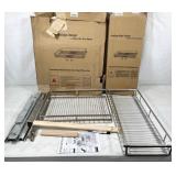 NO SHIPPING: pair of assorted size drawers, one