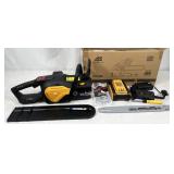 AS 40V cordless 16" chainsaw, m#A40LJ16B01, open