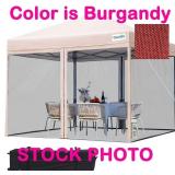 NO SHIPPING: burgundy QuicTent 10