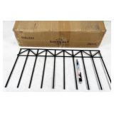 NO SHIPPING: 20pc Grelwt metal barrier fence,