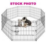 Peekaboo 24" metal dog playpen or rabbit cage,