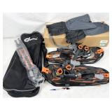 Odoland snowshoes with trekking poles & leg