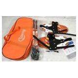 Gpeng kids snowshoes with trekking poles, size is