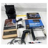 assorted computer components and accessories: usb