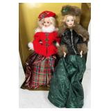 2pc Barbies, no box: Jewel Princess & Holiday
