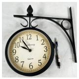 battery operated hanging clock