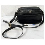 vintage Etienne Aigner leather double zipper-top