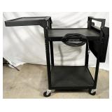 NO SHIPPING: PIXMobile metal rolling av cart,