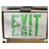 NEW led Exit lighting fixture, hard wired with