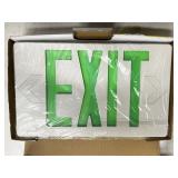 NEW led Exit lighting fixture, hard wired with