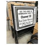 18pc NEW old stock sign frames, currently have