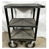 NO SHIPPING: Apollo plastic rolling av cart