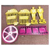 popcorn, Oscars and film movie theater foamboard