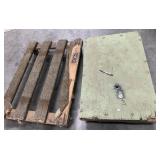 NO SHIPPING: large 4-wheeled dolly & large