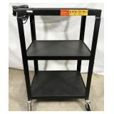 NO SHIPPING: Bretford metal rolling av cart,