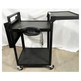 NO SHIPPING: PIXMobile metal rolling av cart,