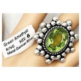 NEW costume ring, size 6, color is "Green