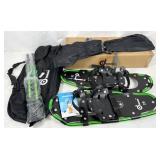 Odoland snowshoes with trekking poles & leg