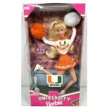 1996 Miami University Cheerleader Barbie, NIB