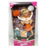 1997 Clemson University Cheerleader Barbie, NIB