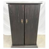 NO SHIPPING: media cabinet, 23.5"w x 14"d x 39"h