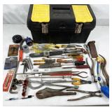 NO SHIPPING: tool box and contents