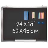 Chalkboard Set 24"x18" with Accessories