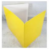24 pack desk dividers, yellow