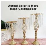 20pc Flower Stands, Rose/Copper Gold (in 2 BOXES)
