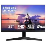 SAMSUNG 27" FHD Monitor, 75Hz, HDMI, AMD FreeSync