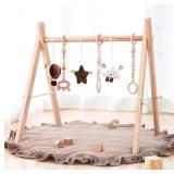 Razee Wooden Baby Play Gym with Sensory Toys