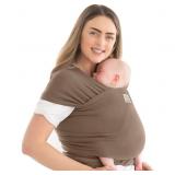 KeaBabies Baby Wrap Carrier - Saddle Brown