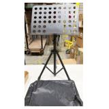 Adjustable music stand with case