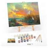 Ledgebay Paint by Numbers Kit, 16" x 20" Framed