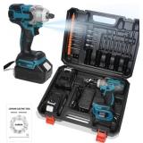 Yiiard 18V LXT cordless impact wrench, in case