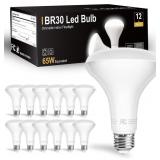 dalattin 12 Pack BR30 LED Bulbs 65W Equivalent