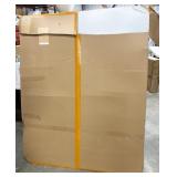 Clear plexi chair mat, 47X58, rounded corners