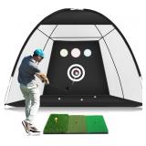 10x7ft Golf Practice Net for Backyard Driving