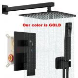 Baetuy Rainfall Shower System, Gold