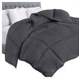 Comforter Insert, Queen (Grey), 88"x88"