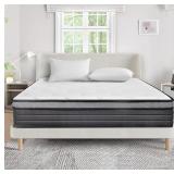 EIUE Mattress 10", Queen, Hybrid, Medium Firm