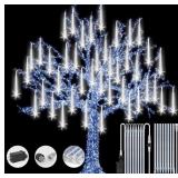 Meteor Shower Lights, 16 Tubes, 384 LEDs, White