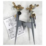 pair metal pulsating sprinklers