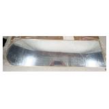 Full length mirror, gold, 13.5"x47"