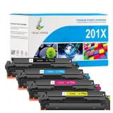 True Image CYMK HP 201X compatible toner set